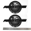 6.0L Powerstroke Emblem for POWER STROKE SUPER DUTY Badge Ford F250 (Black/Chrome/Red) 2-Pack