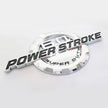 6.0L Powerstroke Emblem for POWER STROKE SUPER DUTY Badge Ford F250 (Black/Chrome/Red) 2-Pack