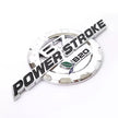 6.7L Powerstroke Turbo Diesel Emblem Badge for 2011-16 Ford Super Duty (Black/Red/Chrome) 2-Pack