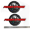 6.7L Powerstroke Turbo Diesel Emblem Badge for 2011-16 Ford Super Duty (Black/Red/Chrome) 2-Pack