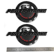 6.7L Powerstroke Emblem Badge for 2011-2024 Ford Super Duty F250 F350 (Black/Chrome/Red) 2-Pack