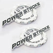 6.7L Powerstroke Emblem Badge for 2011-2024 Ford Super Duty F250 F350 (Black/Chrome/Red) 2-Pack