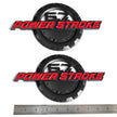 6.7L Powerstroke Emblem Badge for 2011-2024 Ford Super Duty F250 F350 (Black/Chrome/Red) 2-Pack