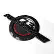 7.3L Powerstroke Emblem 3D Badge for Ford Super Duty F250 F350 F450 (Black/Chrome/Red) 2-Pack