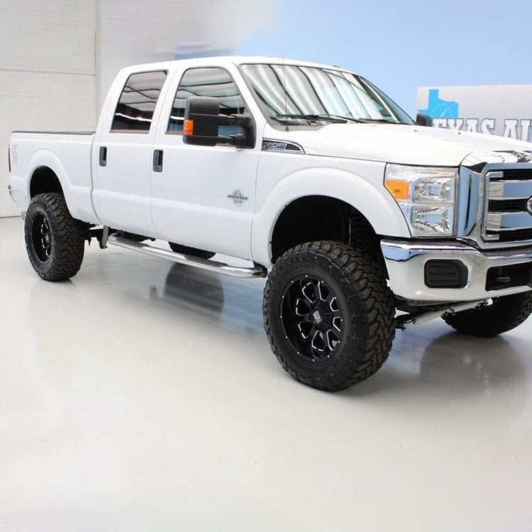 7.3L Powerstroke Emblem 3D Badge for Ford Super Duty F250 F350 F450 (Black/Chrome/Red) 2-Pack